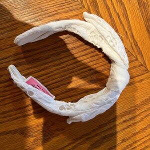 Kate spade eyelet butterfly knotted headband